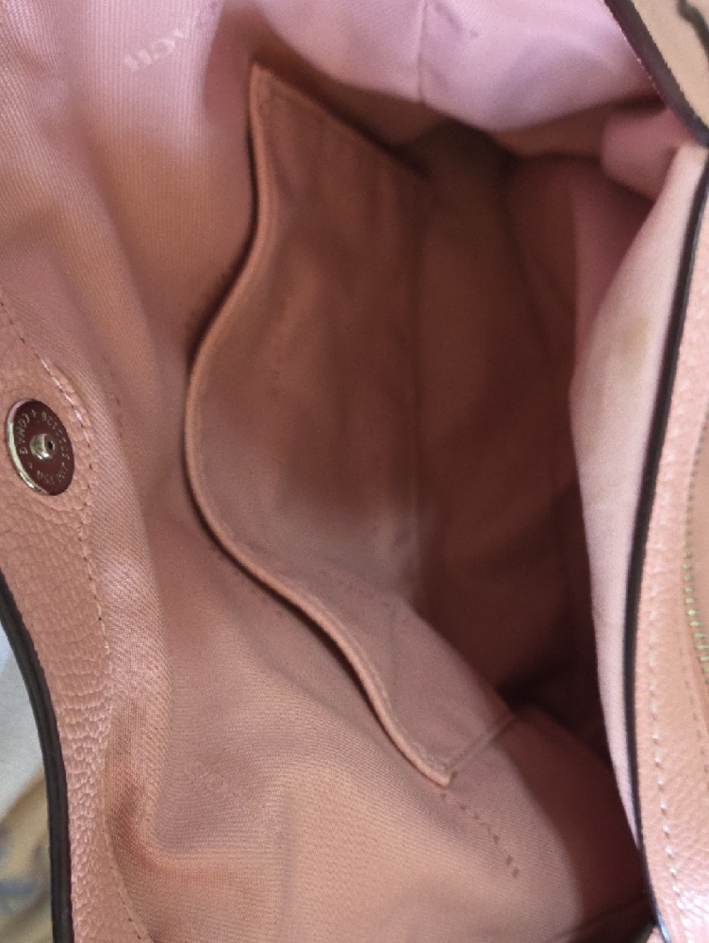 Coach Edie 31 Light Pink Pebbled Leather Purse - Picture 4 of 16